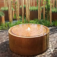 Corten Watertafel ROND 1450x750mm  (CBR1)