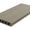 WPC 22,5x138mm FIberdeck Premium | ronde kamer | 2-zijdig | Light Grey 300cm