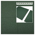 Aslon® SBR rubbertegel 1000x1000x25 mm groen valhoogte 0.8 meter