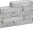 Stapelblok Graniwall Grey Rockface 40x16x8cm