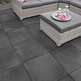 Keramische tegel Concrete Black 2.0 60x60x2cm | OP=OP