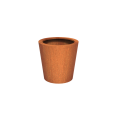 CONIC met bodem Ø800x800mm Corten 2mm (CC6.1)