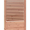 Shutterscherm douglas, 89x224cm, groen geïmpregneerd.
