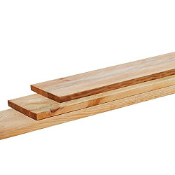 Grenen geschaafde Plank 1.7x14,0x400cm groen geïmpregneerd