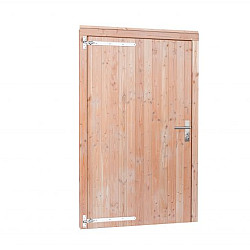 Douglas enkele deur inclusief kozijn extra breed en hoog rechtsdraaiend 110x214,5cm onbehan