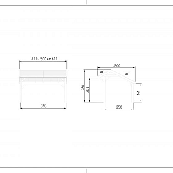 Douglasvision Kapschuur Comfort 400x250cm kleurloos geïmpregneerd