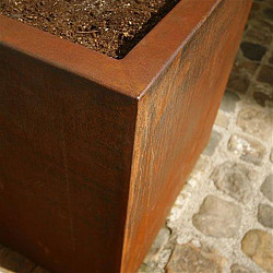 CARREZ zonder bodem 2000x2000x800mm Corten (CAW1.1)