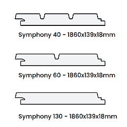 Gevelbekleding | Cladding | Thermo Bamboe Symphony 40 | 18 x 139 mm | 186cm geolied