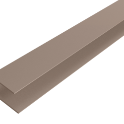 F-profiel | WEO®35-60 | Aluminium | Light Grey | 65x80mm | 300cm