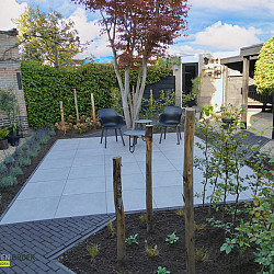 Kastanjehouten Paal Geschild Ø8-10cm 180 cm