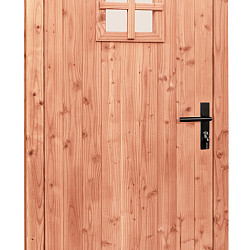 Redvision enkele 1-ruits deur inclusief kozijn, linksdraaiend, 90x201 cm
