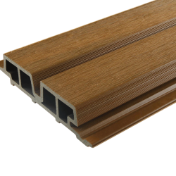 WEO60 Gardenwall Gevelbekleding | Teak | 33 x 170 mm | 390cm