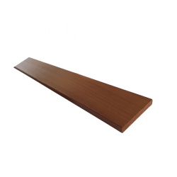 Thermovision Ayous geschaafde plank 1,8 x 9 x 245 cm, thermisch gemodificeerd.