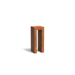 U-Sokkel 400x400x1000mm Corten 2mm (CKU6)