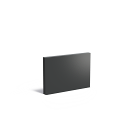 Muur 2000x150x1350mm Aluminium (AW3.1)