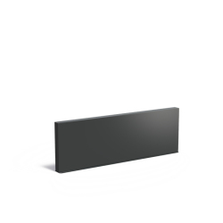 Muur 3000x150x1000mm Aluminium (AW2.2)