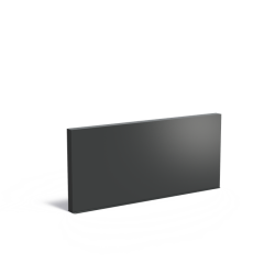 Muur 3000x150x1350mm Aluminium (AW2.1)