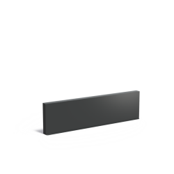 Muur 3000x150x800mm Aluminium (AW2.3)