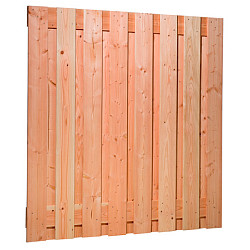 Douglas geschaafd plankenscherm 17-planks 18mm 180x180cm onbehandeld