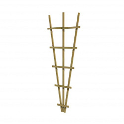 Vuren V-trellis 27-75x189cm groen geïmpregneerd
