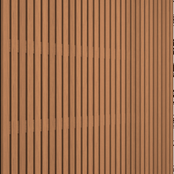 Lattenscherm Thermovision Ayous geschaafd recht horizontaal/verticaal 180x180cm