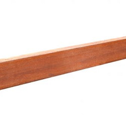 Hardhouten Azobé Regel 4-zijdig glad geschaafd 4,5x9x400cm