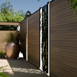 Boston WPC Fence Board Modern 21x160mm L-178cm | Cedar