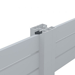 Boston PVC Afstandhouders Open Rhombus 10mm RAL7016 (44st)