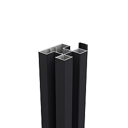 Boston Aluminium H-paal 75x75mm L-250 cm RAL9005
