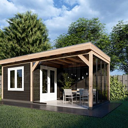 Buitenverblijf Casa 5950x3300x2600mm (bxdxh)