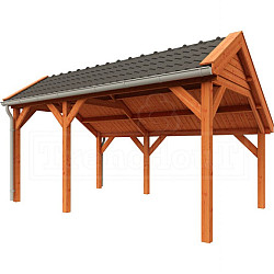 Kapschuur de Deel 5050x3400x3000mm (bxdxh)