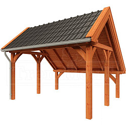 Kapschuur de Hoeve XL 4150x4400x3750mm (bxdxh)