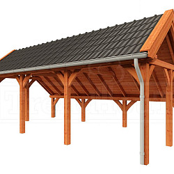 Kapschuur de Hoeve XL 7650x4400x3750mm (bxdxh)