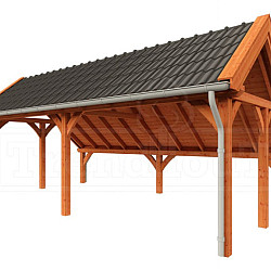 Kapschuur de Hoeve XL 7700x4400x3750mm (bxdxh)