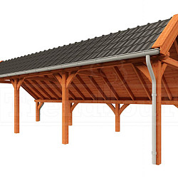 Kapschuur de Hoeve XL 9260x3800x3450mm (bxdxh)