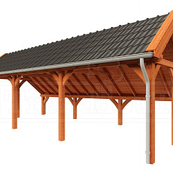 Kapschuur de Hoeve XL 9260x4400x3750mm (bxdxh)