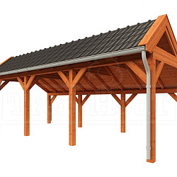 Kapschuur de Stee 7400x3600x3350mm (bxdxh)