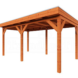 Buitenverblijf Casa 4900x3300x2600mm (bxdxh)