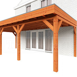 Aanbouwveranda Ancona 7350x3900x2600mm (bxdxh)