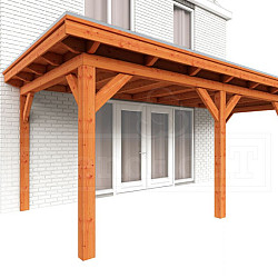 Aanbouwveranda Lucca 6450x3250x2600mm (bxdxh) rechts