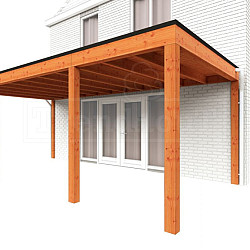 Aanbouwveranda Modena 6600x3650x2700mm (bxdxh)