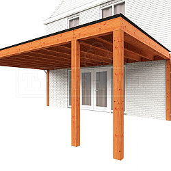 Aanbouwveranda Modena 6900x4850x2700mm (bxdxh)