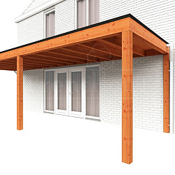 Aanbouwveranda Modena 8250x3000x2700mm (bxdxh) links
