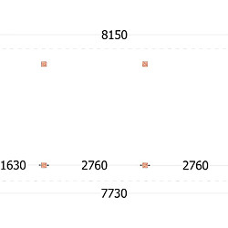 Kapschuur de Hoeve XL 8150x3800x3450mm (bxdxh) links