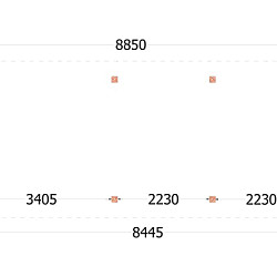 Kapschuur de Hoeve XL 8850x3800x3450mm (bxdxh) links