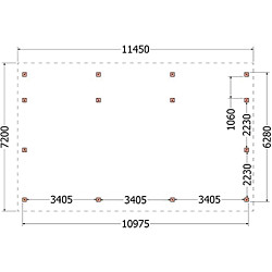 Kapschuur de Hofstee XXL 11450x7200x5000mm (bxdxh)