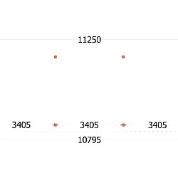 Buitenverblijf Florence 11250x4250x2600mm (bxdxh)