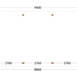 Buitenverblijf Toscane 9400x5450x2600mm (bxdxh)
