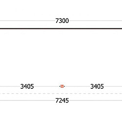 Aanbouwveranda Ancona 7300x3300x2600mm (bxdxh)