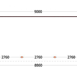 Aanbouwveranda Ancona 9000x3900x2600mm (bxdxh)